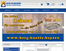 Tablet Screenshot of lkw-zubehoer.de